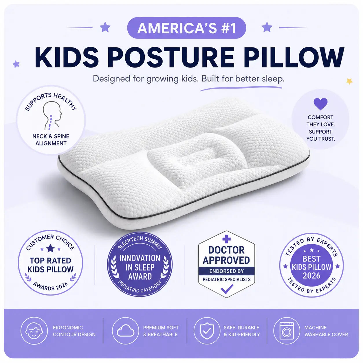 Kids Posture  Pillow
