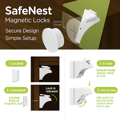 SafeNest® Magnetic Locks